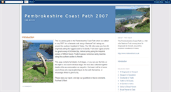 Desktop Screenshot of pembrokeshirecoastpath.blogspot.com