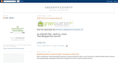 Desktop Screenshot of greenovationtv.blogspot.com