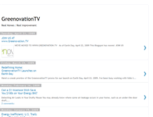 Tablet Screenshot of greenovationtv.blogspot.com