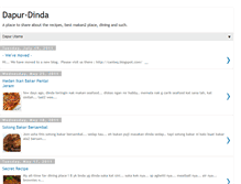 Tablet Screenshot of dapur-dinda.blogspot.com