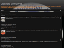 Tablet Screenshot of clarinetemuspar.blogspot.com