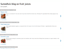 Tablet Screenshot of fresh-fruit-juices.blogspot.com