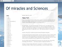 Tablet Screenshot of miraclesandsciences.blogspot.com