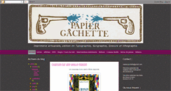 Desktop Screenshot of papiergachette.blogspot.com