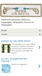 Mobile Screenshot of papiergachette.blogspot.com