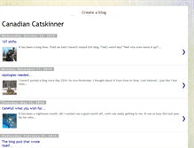 Tablet Screenshot of canadiancatskinner.blogspot.com