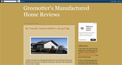 Desktop Screenshot of greenottersmanufacturedhomereviews.blogspot.com