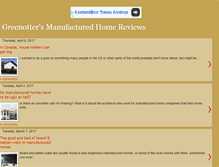 Tablet Screenshot of greenottersmanufacturedhomereviews.blogspot.com