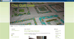 Desktop Screenshot of chicquiltgeek.blogspot.com