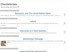 Tablet Screenshot of chocolatecious.blogspot.com