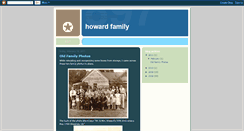 Desktop Screenshot of familyhoward.blogspot.com