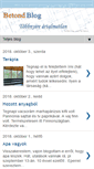 Mobile Screenshot of betond.blogspot.com