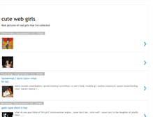 Tablet Screenshot of cutewebgirls.blogspot.com