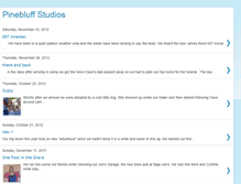 Tablet Screenshot of pinebluffstudios.blogspot.com