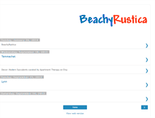 Tablet Screenshot of beachyrustica.blogspot.com