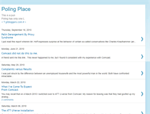 Tablet Screenshot of polingplace.blogspot.com