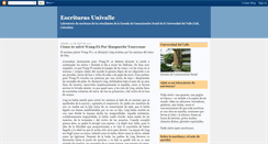 Desktop Screenshot of escriturasunivalle.blogspot.com