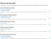 Tablet Screenshot of escriturasunivalle.blogspot.com