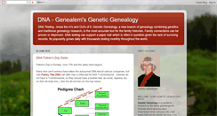 Desktop Screenshot of genealem-geneticgenealogy.blogspot.com