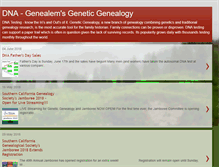 Tablet Screenshot of genealem-geneticgenealogy.blogspot.com