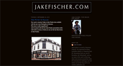 Desktop Screenshot of jakefischerweblog.blogspot.com