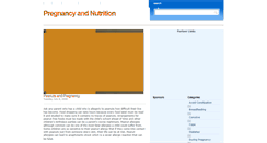 Desktop Screenshot of pregnancyandnutrition.blogspot.com
