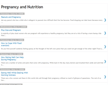Tablet Screenshot of pregnancyandnutrition.blogspot.com