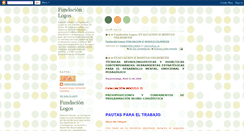 Desktop Screenshot of fundacionlogos.blogspot.com