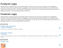 Tablet Screenshot of fundacionlogos.blogspot.com