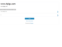 Tablet Screenshot of 4pigs.blogspot.com