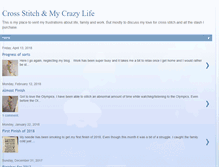 Tablet Screenshot of crossstitchcraziness.blogspot.com