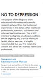 Mobile Screenshot of factsaboutdepression.blogspot.com