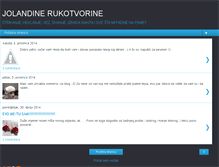 Tablet Screenshot of jolandinerukotvorine.blogspot.com