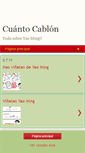 Mobile Screenshot of cuantocablon.blogspot.com
