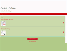 Tablet Screenshot of cuantocablon.blogspot.com