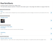 Tablet Screenshot of pooryoricrants.blogspot.com