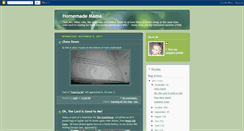 Desktop Screenshot of homemademama.blogspot.com