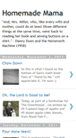 Mobile Screenshot of homemademama.blogspot.com