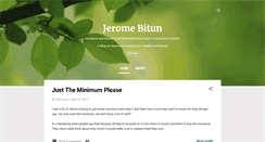 Desktop Screenshot of jeromebitun.blogspot.com