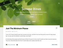 Tablet Screenshot of jeromebitun.blogspot.com
