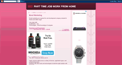 Desktop Screenshot of part-time-job-home.blogspot.com