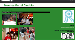 Desktop Screenshot of jovenes-porelcambio.blogspot.com