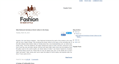 Desktop Screenshot of fashioninnewstyle.blogspot.com
