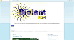 Desktop Screenshot of biolant.blogspot.com