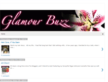 Tablet Screenshot of glamour-buzz.blogspot.com