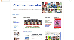 Desktop Screenshot of obatkuatkumpulan.blogspot.com