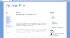 Desktop Screenshot of disini-ada-ilmu.blogspot.com