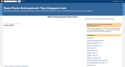 Desktop Screenshot of easy-penis-enlargement-tips.blogspot.com