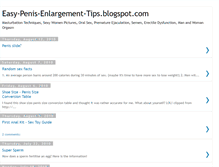 Tablet Screenshot of easy-penis-enlargement-tips.blogspot.com