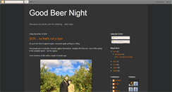 Desktop Screenshot of goodbeernight.blogspot.com